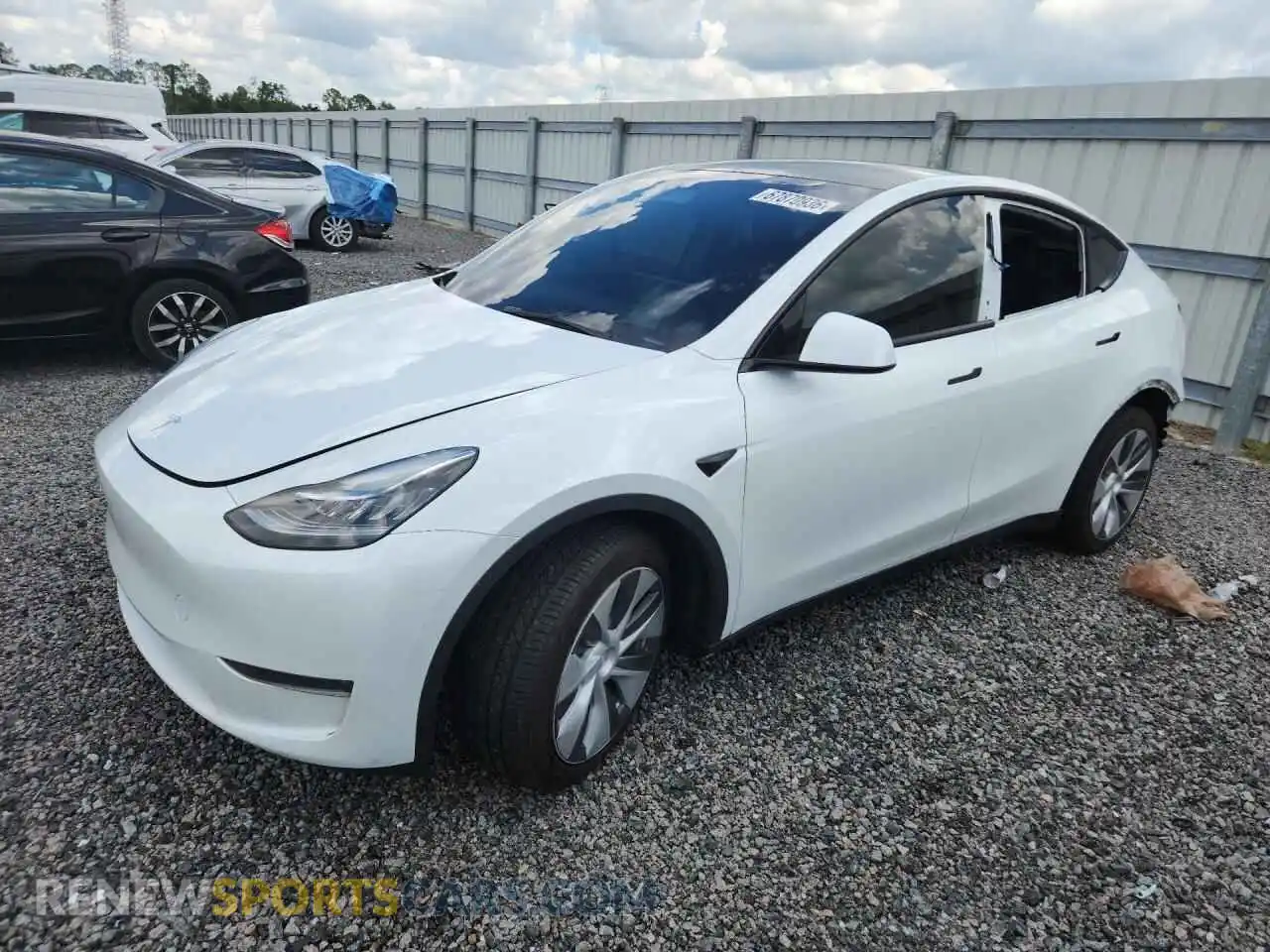 1 Photograph of a damaged car 7SAYGDEE6PA115546 TESLA MODEL Y 2023