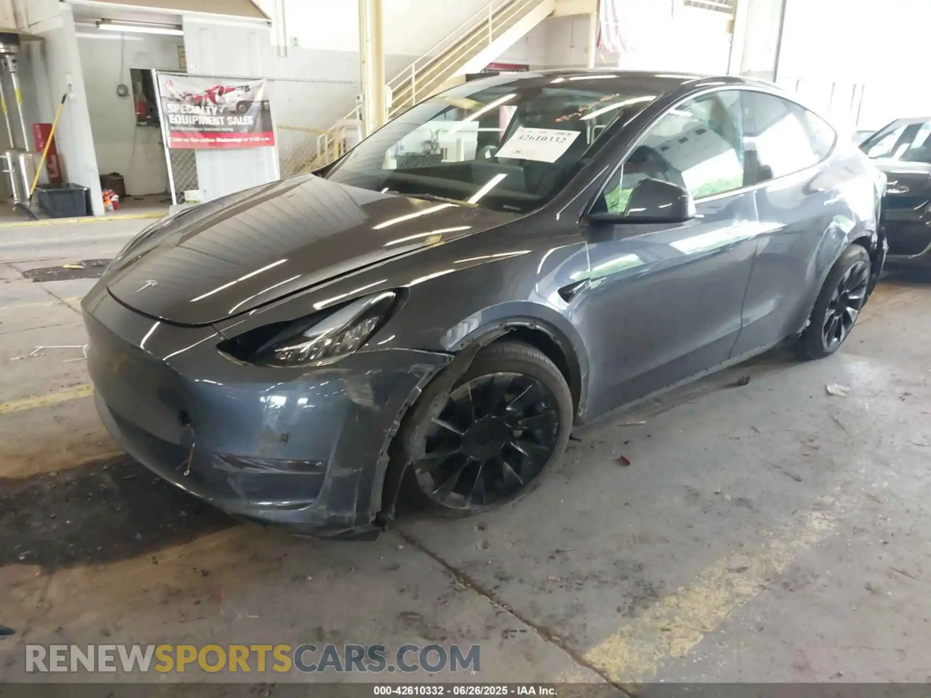 2 Фотография поврежденного автомобиля 7SAYGDEE6PA116650 TESLA MODEL Y 2023