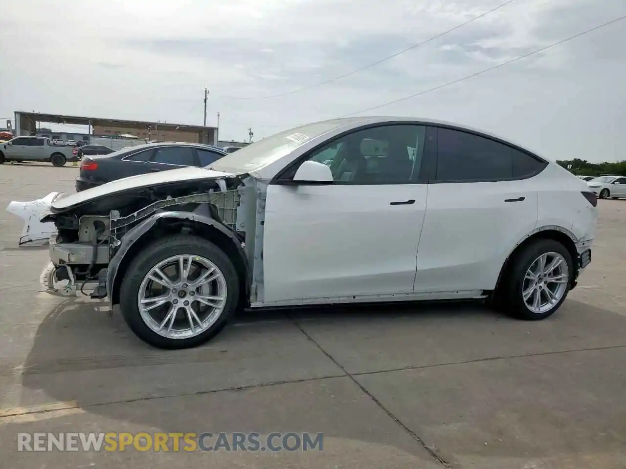 1 Фотография поврежденного автомобиля 7SAYGDEE6PA123551 TESLA MODEL Y 2023