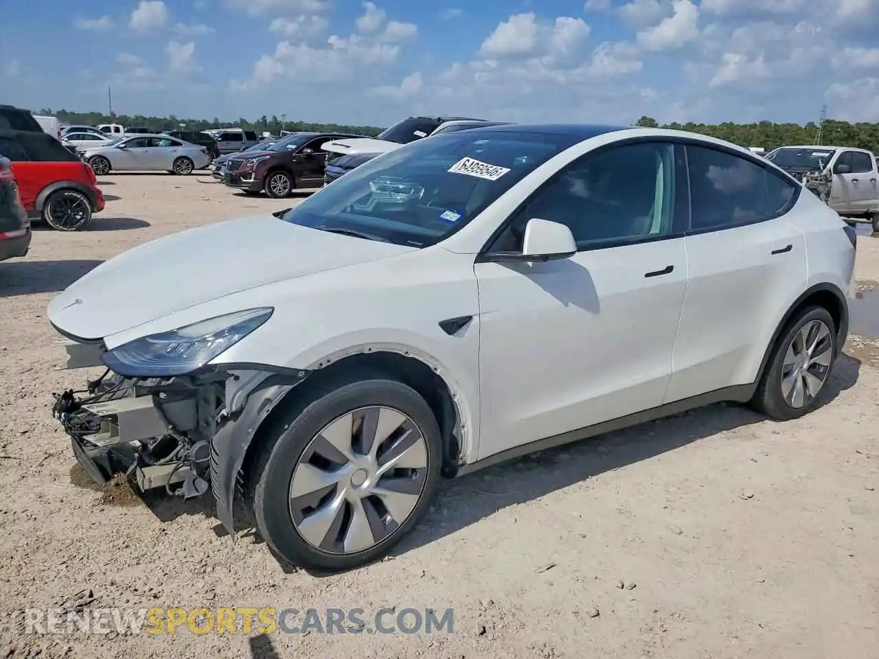 1 Photograph of a damaged car 7SAYGDEE6PA124621 TESLA MODEL Y 2023