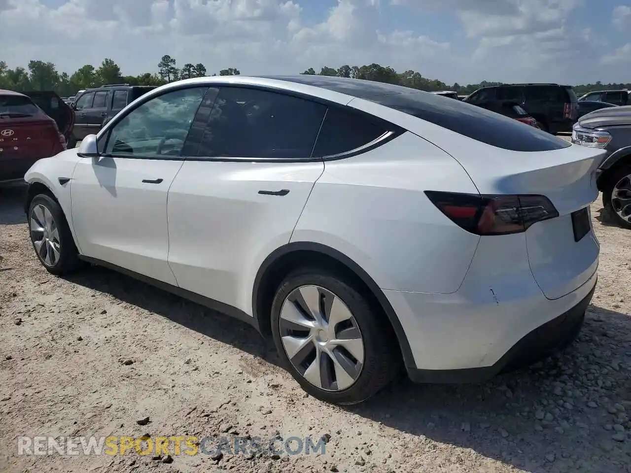 2 Photograph of a damaged car 7SAYGDEE6PA124621 TESLA MODEL Y 2023
