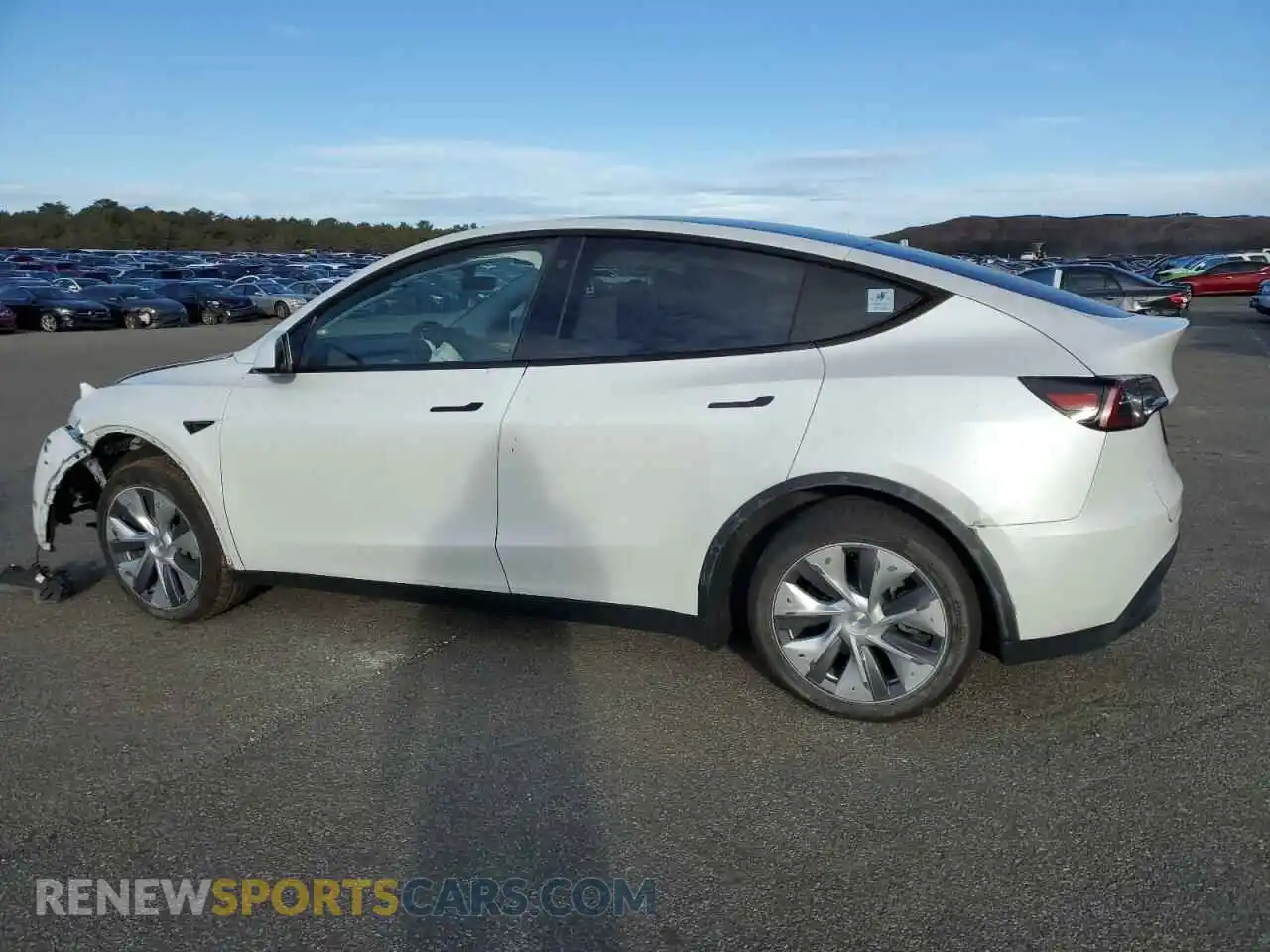 2 Фотография поврежденного автомобиля 7SAYGDEE6PA125140 TESLA MODEL Y 2023
