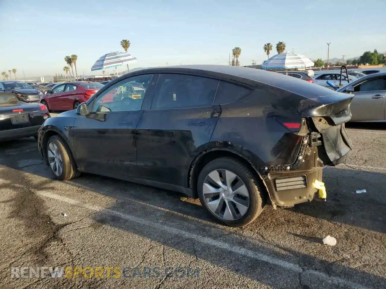 2 Photograph of a damaged car 7SAYGDEE6PA144044 TESLA MODEL Y 2023