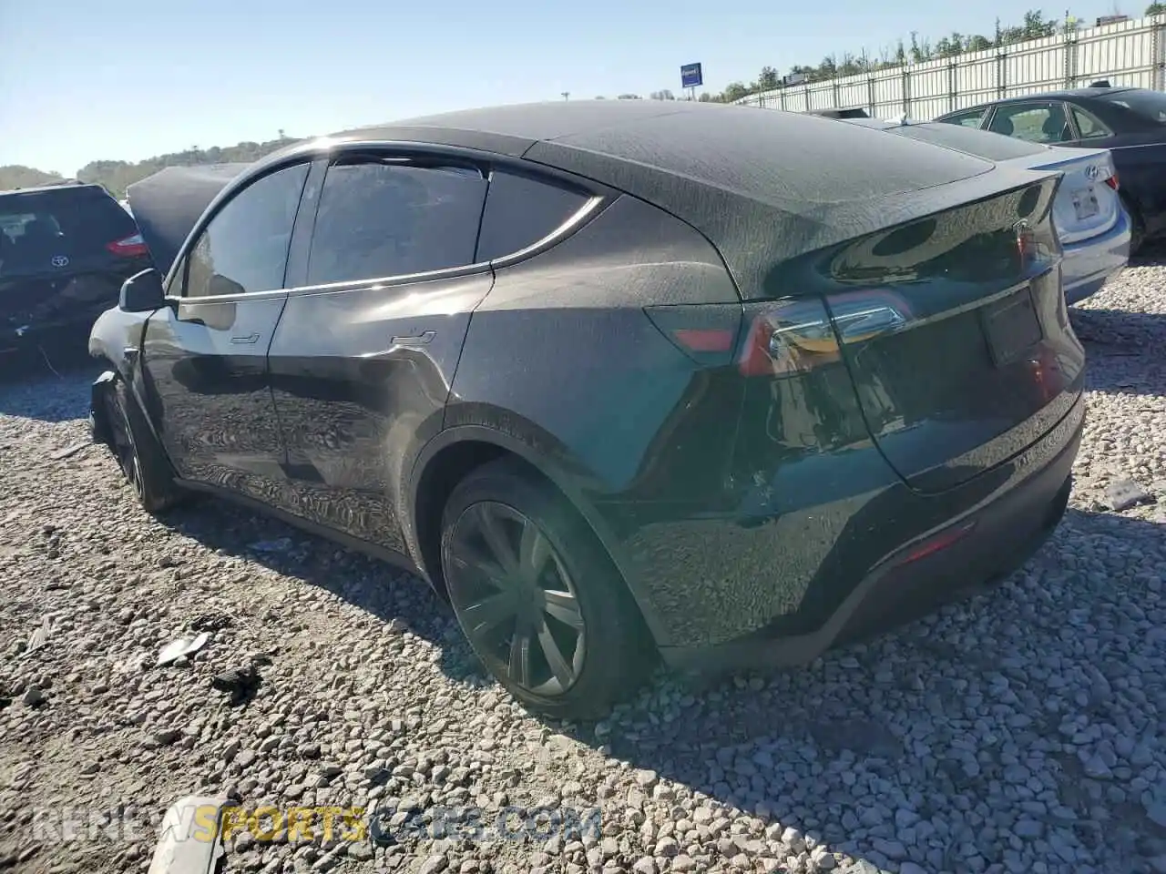 2 fotografías del automóvil dañado 7SAYGDEE6PA147560 TESLA MODEL Y 2023