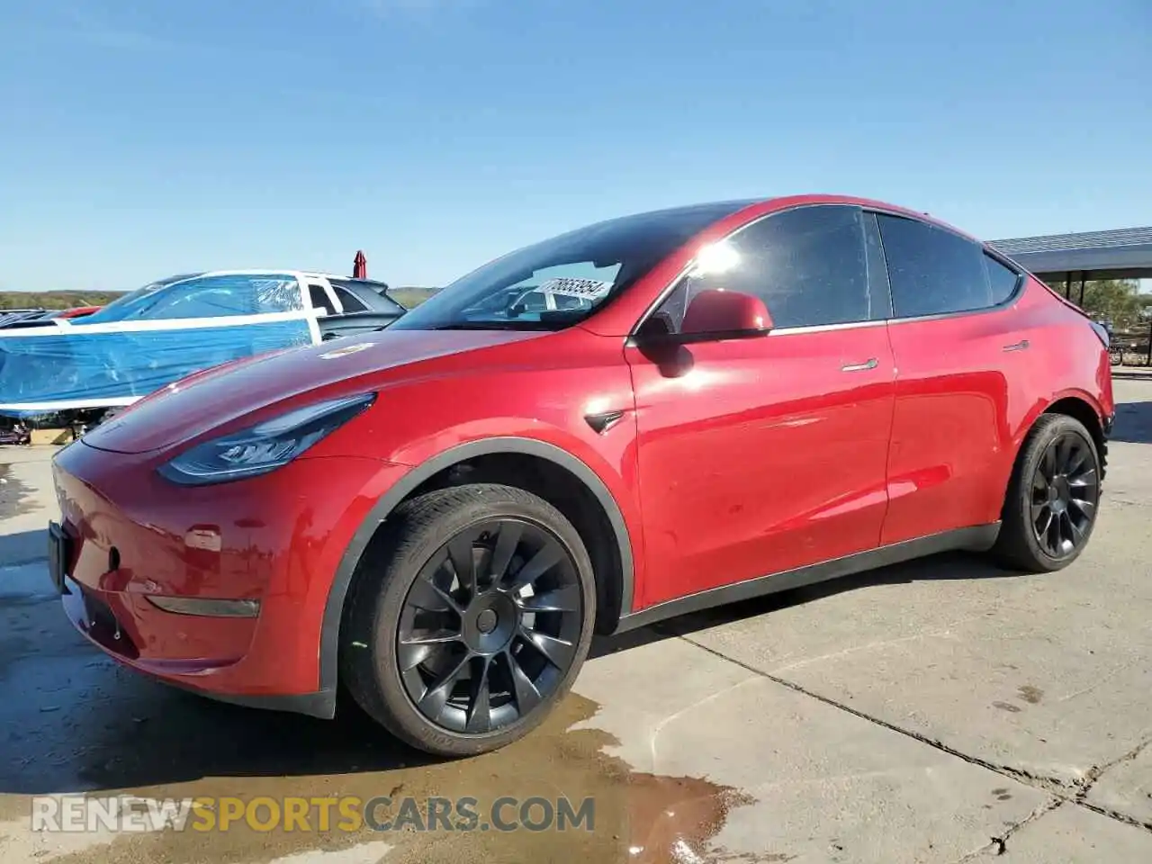 1 Photograph of a damaged car 7SAYGDEE6PA149857 TESLA MODEL Y 2023