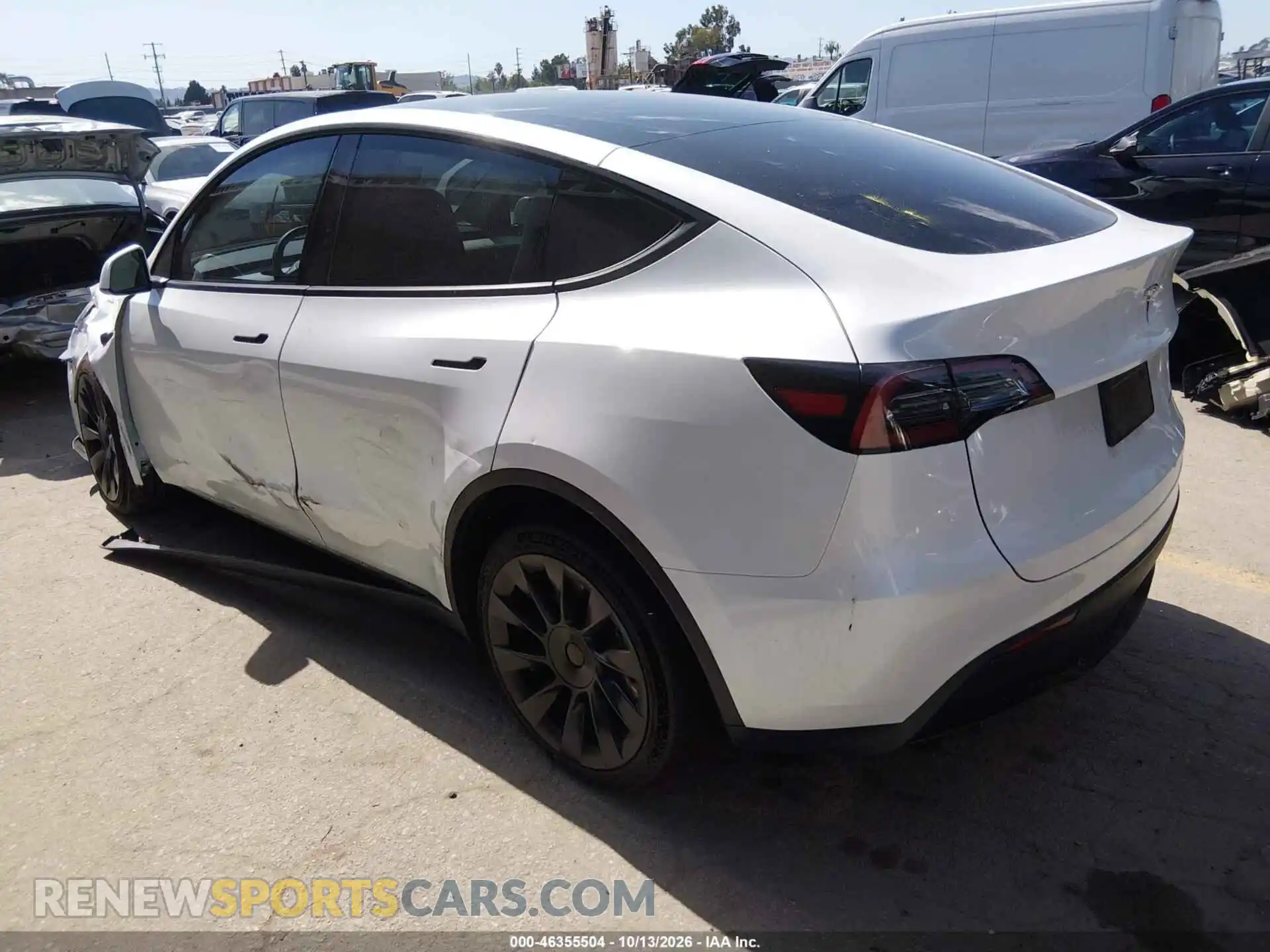 3 fotografías del automóvil dañado 7SAYGDEE6PA156873 TESLA MODEL Y 2023