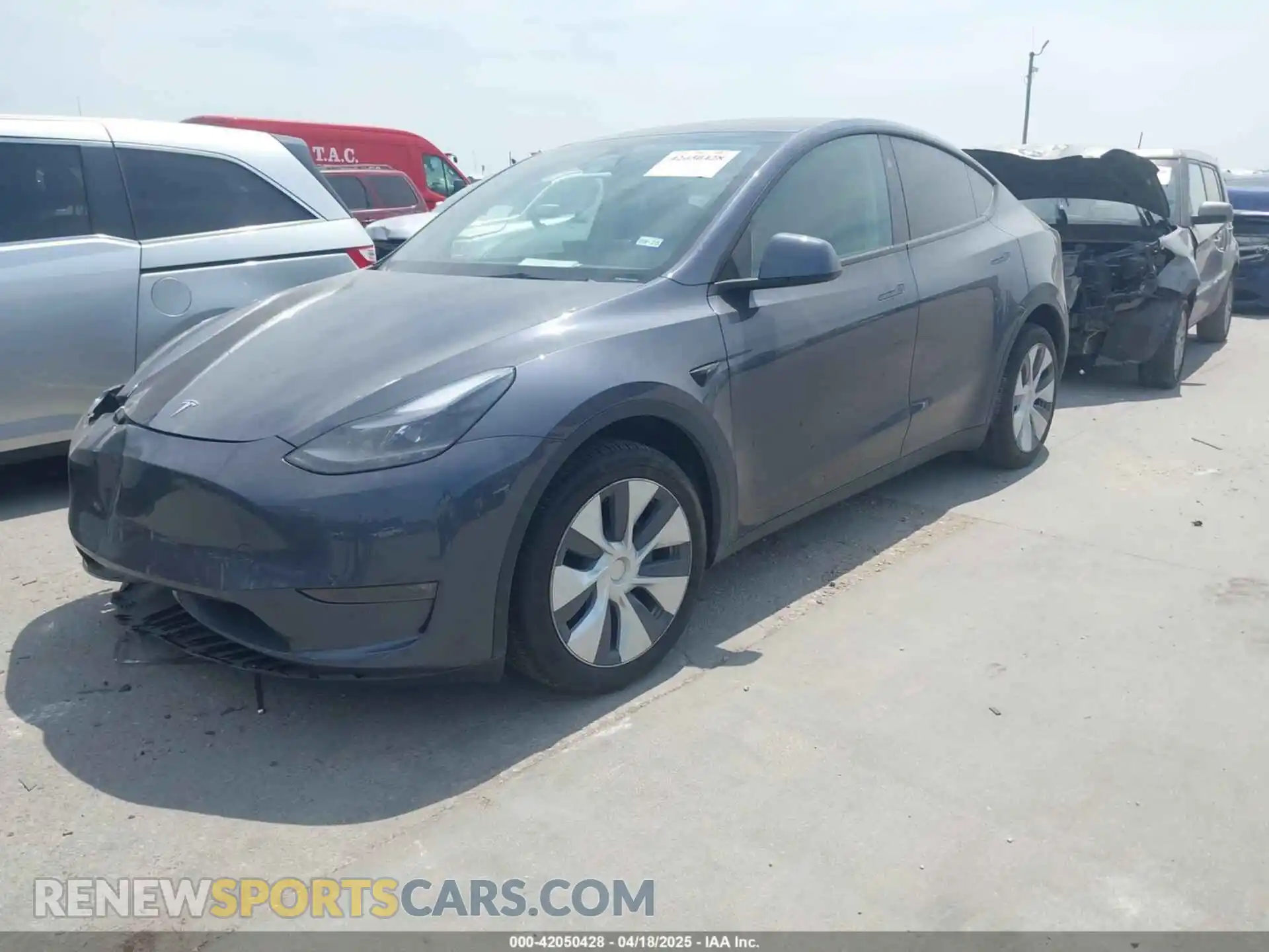 2 Photograph of a damaged car 7SAYGDEE6PA169168 TESLA MODEL Y 2023