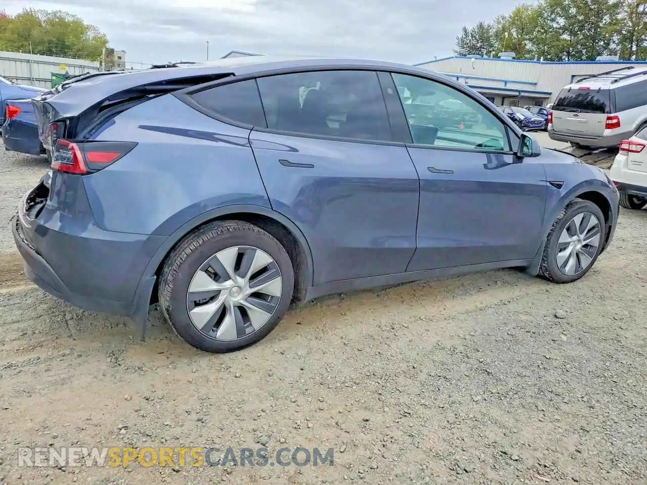 3 fotografías del automóvil dañado 7SAYGDEE6PA169557 TESLA MODEL Y 2023