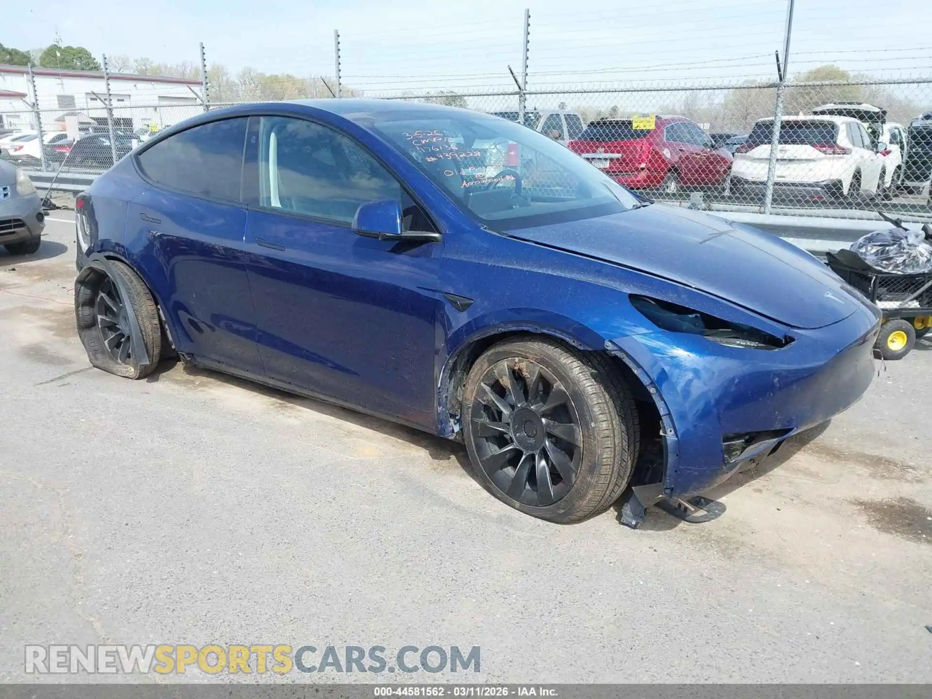 1 Photograph of a damaged car 7SAYGDEE6PA176136 TESLA MODEL Y 2023