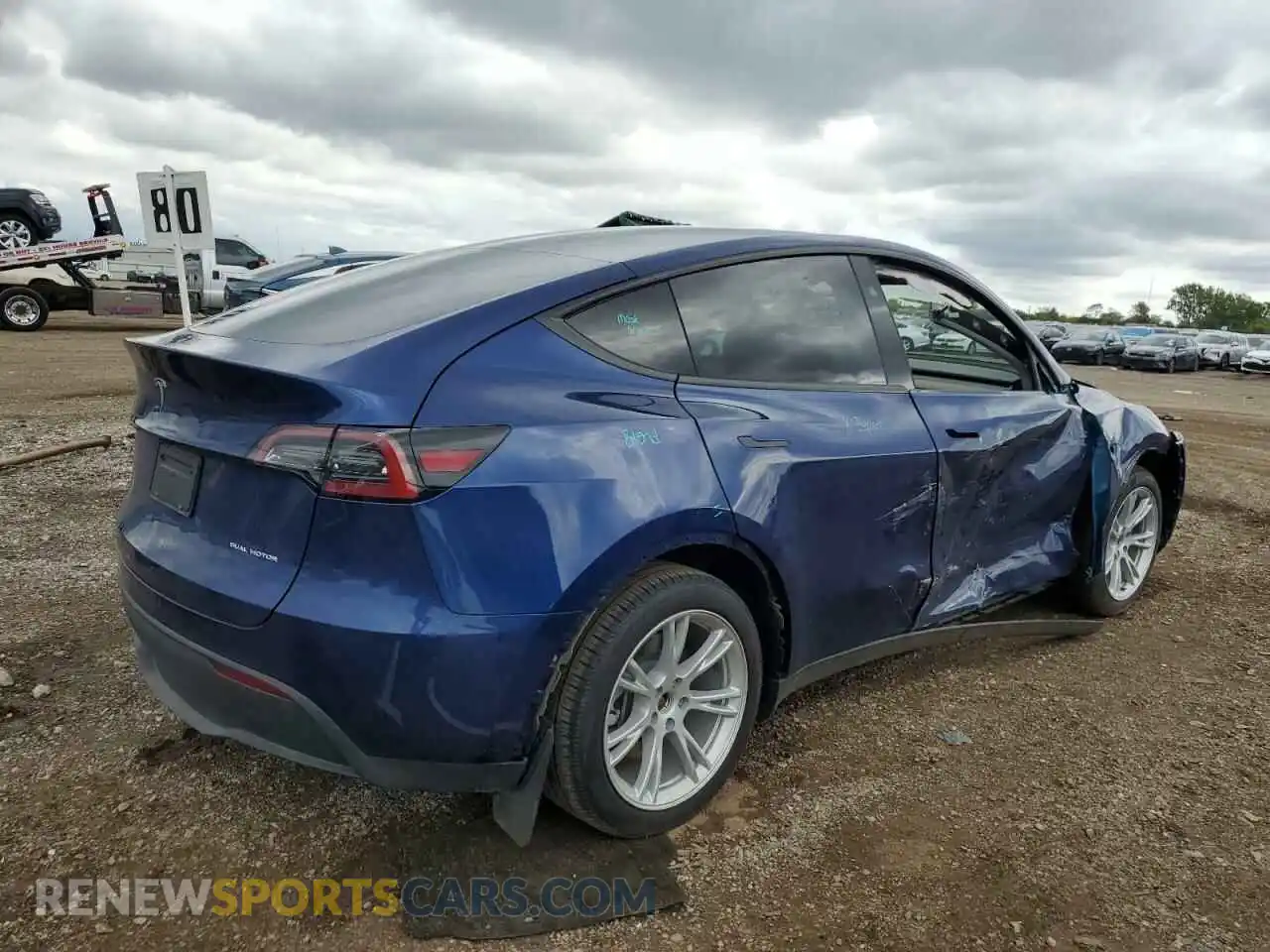 3 Photograph of a damaged car 7SAYGDEE6PA182650 TESLA MODEL Y 2023