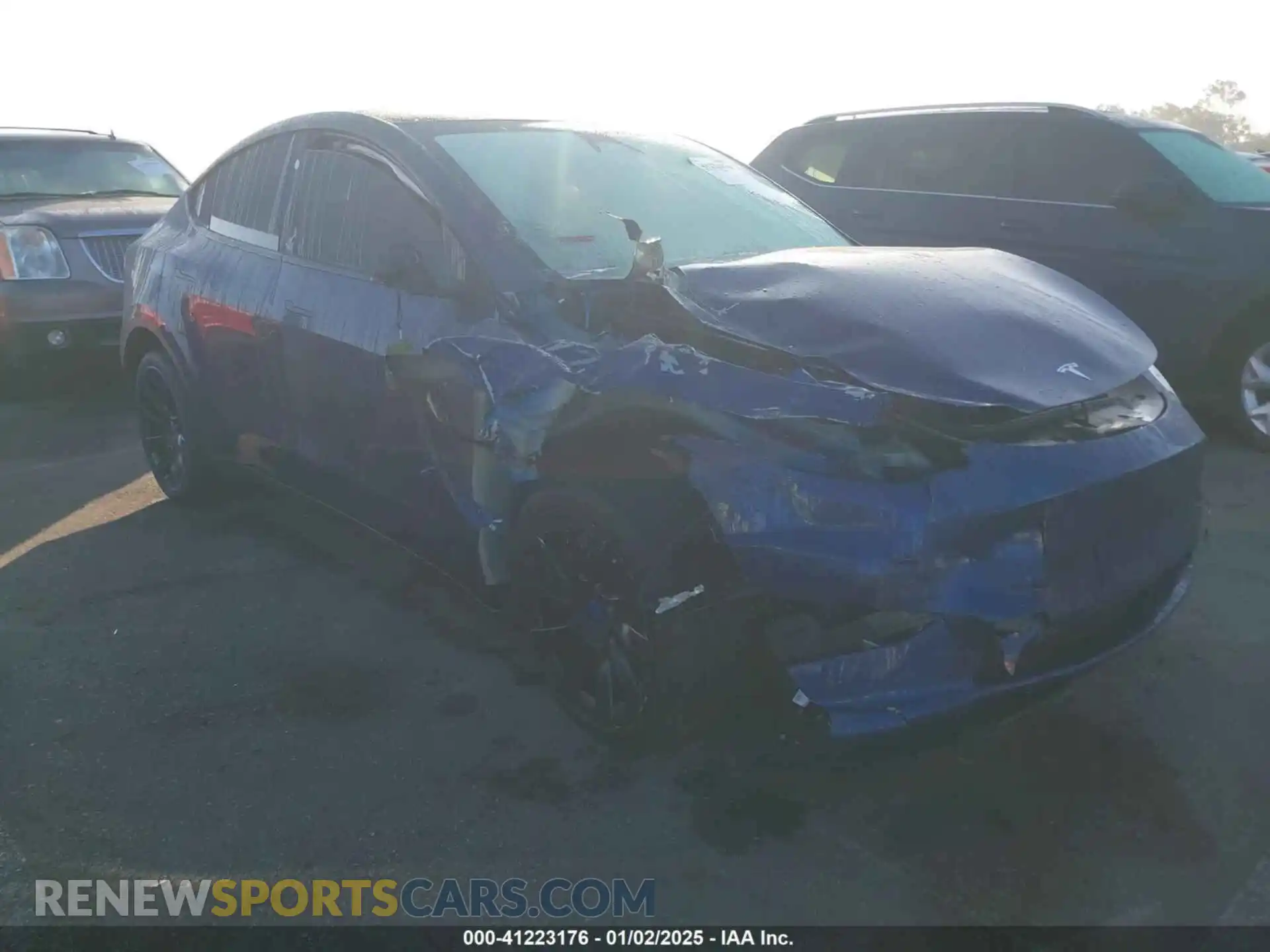 1 Photograph of a damaged car 7SAYGDEE6PA187217 TESLA MODEL Y 2023
