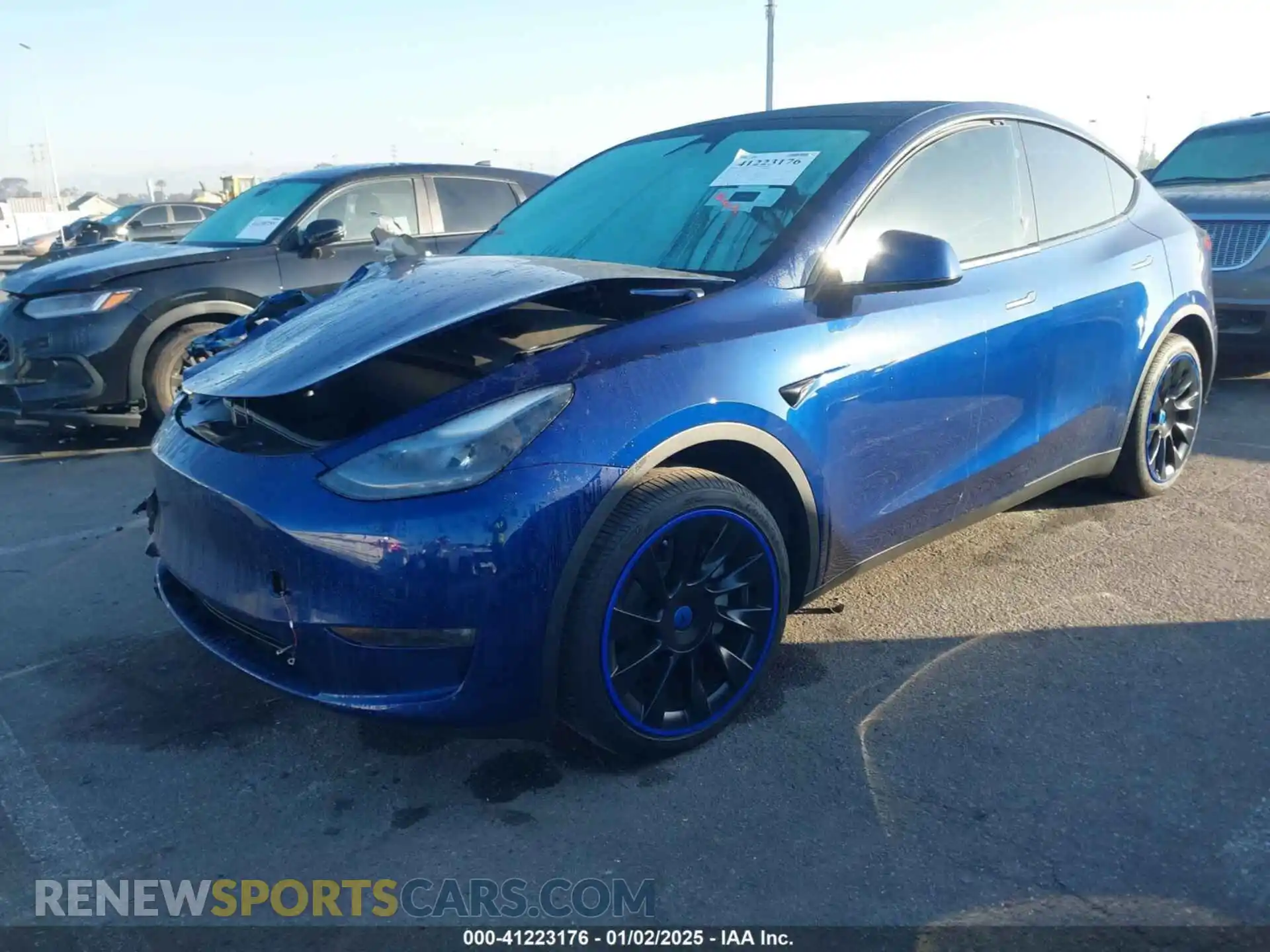 2 Photograph of a damaged car 7SAYGDEE6PA187217 TESLA MODEL Y 2023