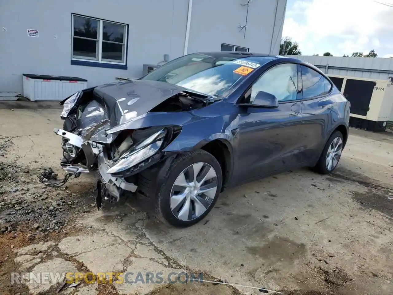 1 Photograph of a damaged car 7SAYGDEE6PA194264 TESLA MODEL Y 2023