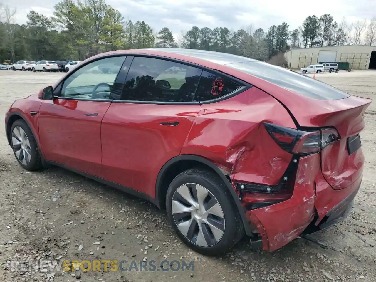 2 Photograph of a damaged car 7SAYGDEE6PA198041 TESLA MODEL Y 2023