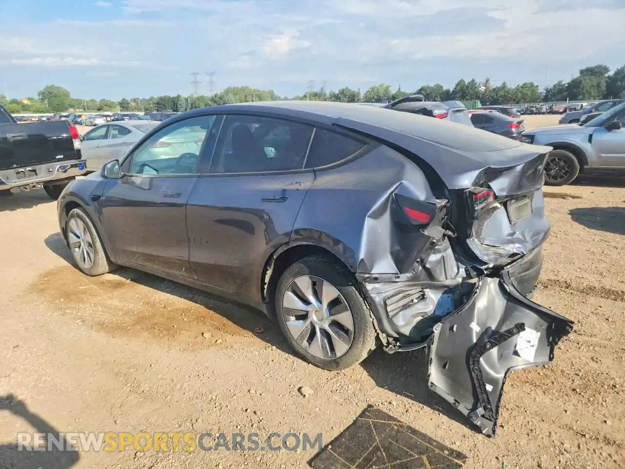 2 Photograph of a damaged car 7SAYGDEE6PA200791 TESLA MODEL Y 2023