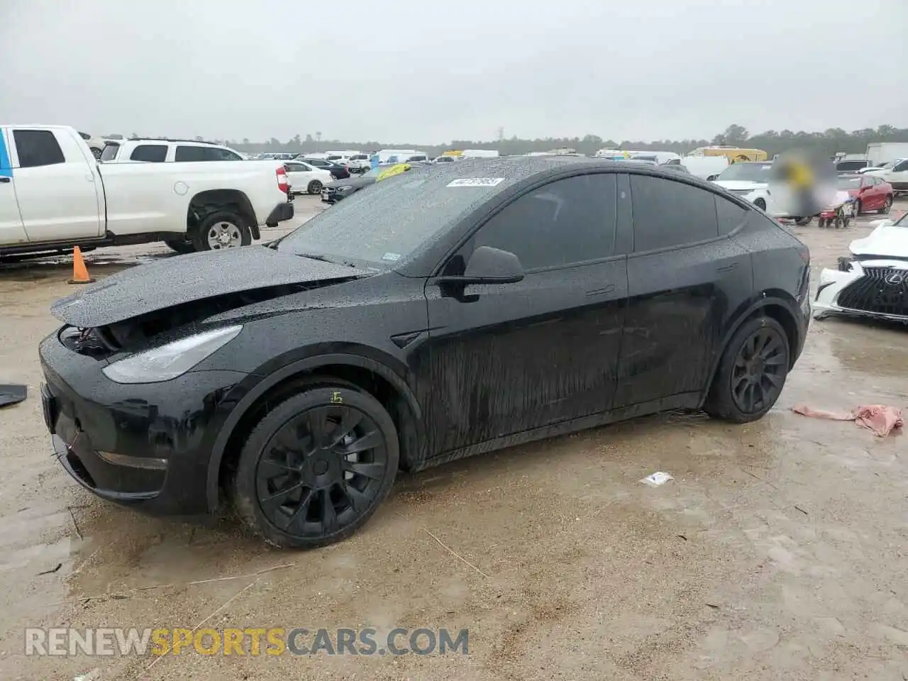 1 Photograph of a damaged car 7SAYGDEE6PA203349 TESLA MODEL Y 2023