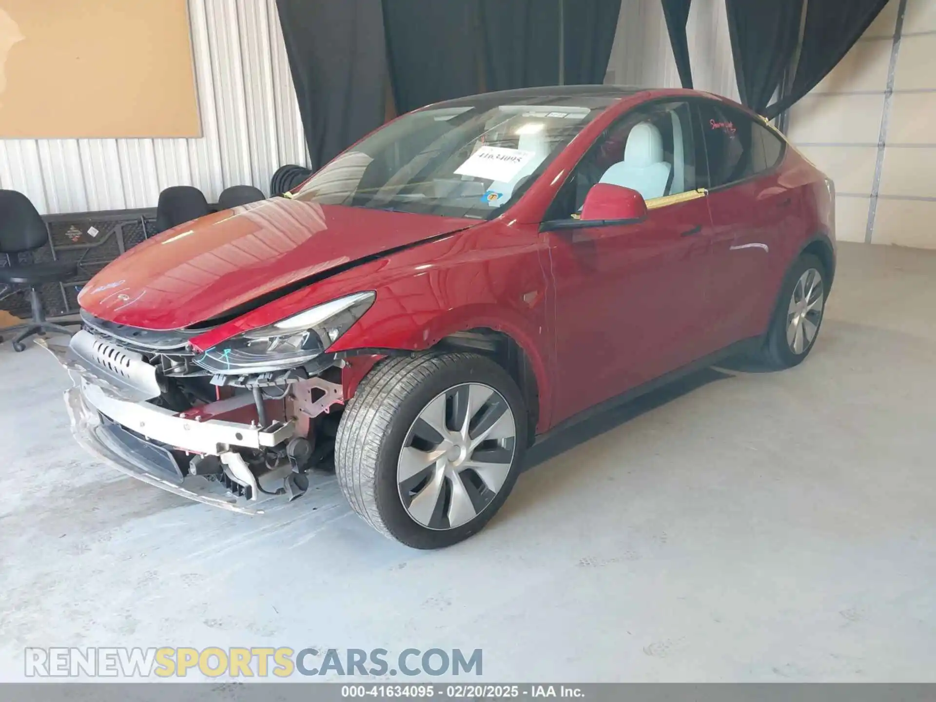 2 Фотография поврежденного автомобиля 7SAYGDEE6PA205294 TESLA MODEL Y 2023