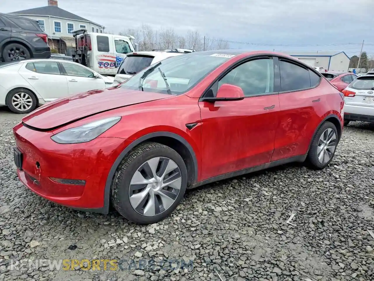 1 Фотография поврежденного автомобиля 7SAYGDEE6PA210401 TESLA MODEL Y 2023