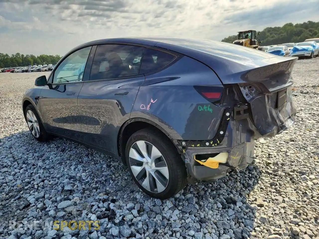 2 Фотография поврежденного автомобиля 7SAYGDEE6PA211659 TESLA MODEL Y 2023