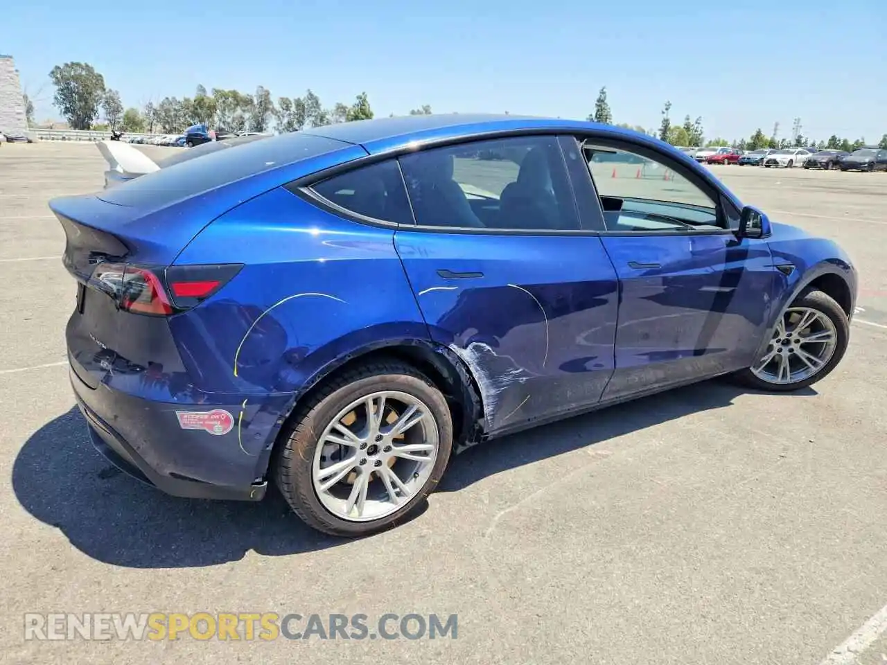 3 Photograph of a damaged car 7SAYGDEE6PF586700 TESLA MODEL Y 2023