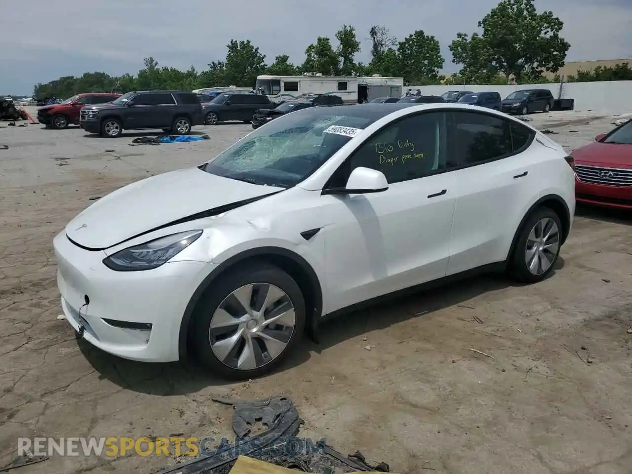 1 Photograph of a damaged car 7SAYGDEE6PF604211 TESLA MODEL Y 2023