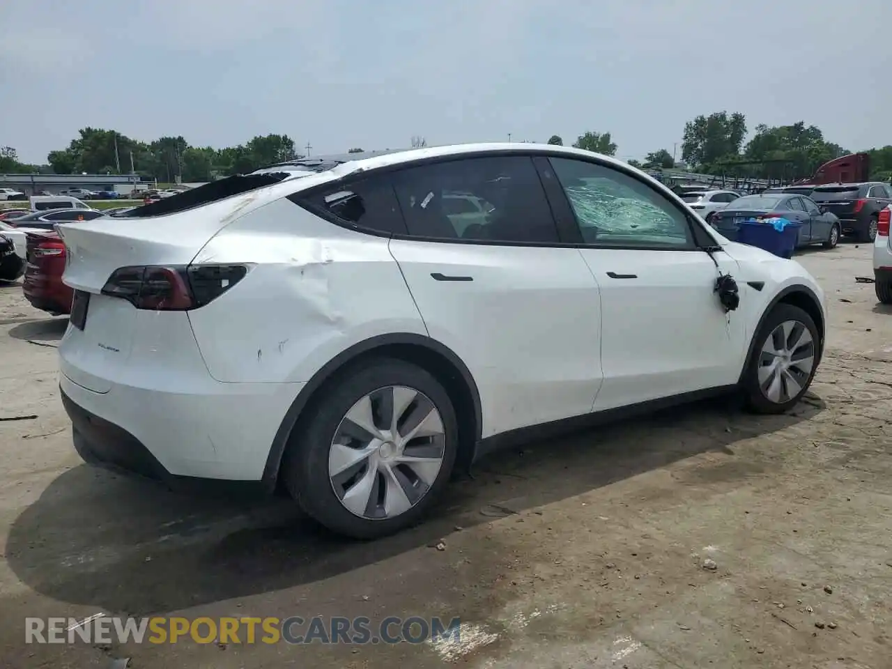 3 Photograph of a damaged car 7SAYGDEE6PF604211 TESLA MODEL Y 2023