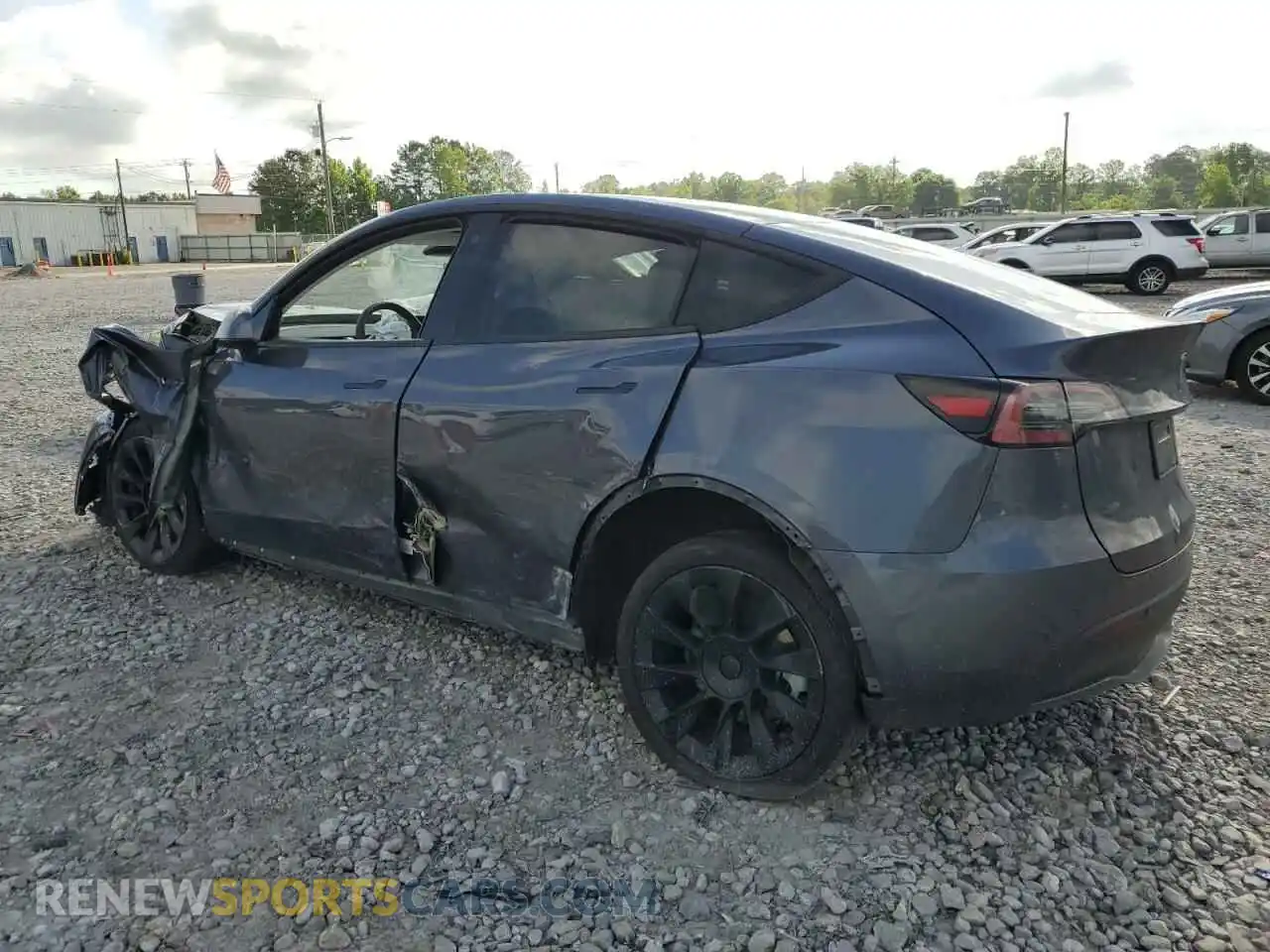 2 Photograph of a damaged car 7SAYGDEE6PF625897 TESLA MODEL Y 2023