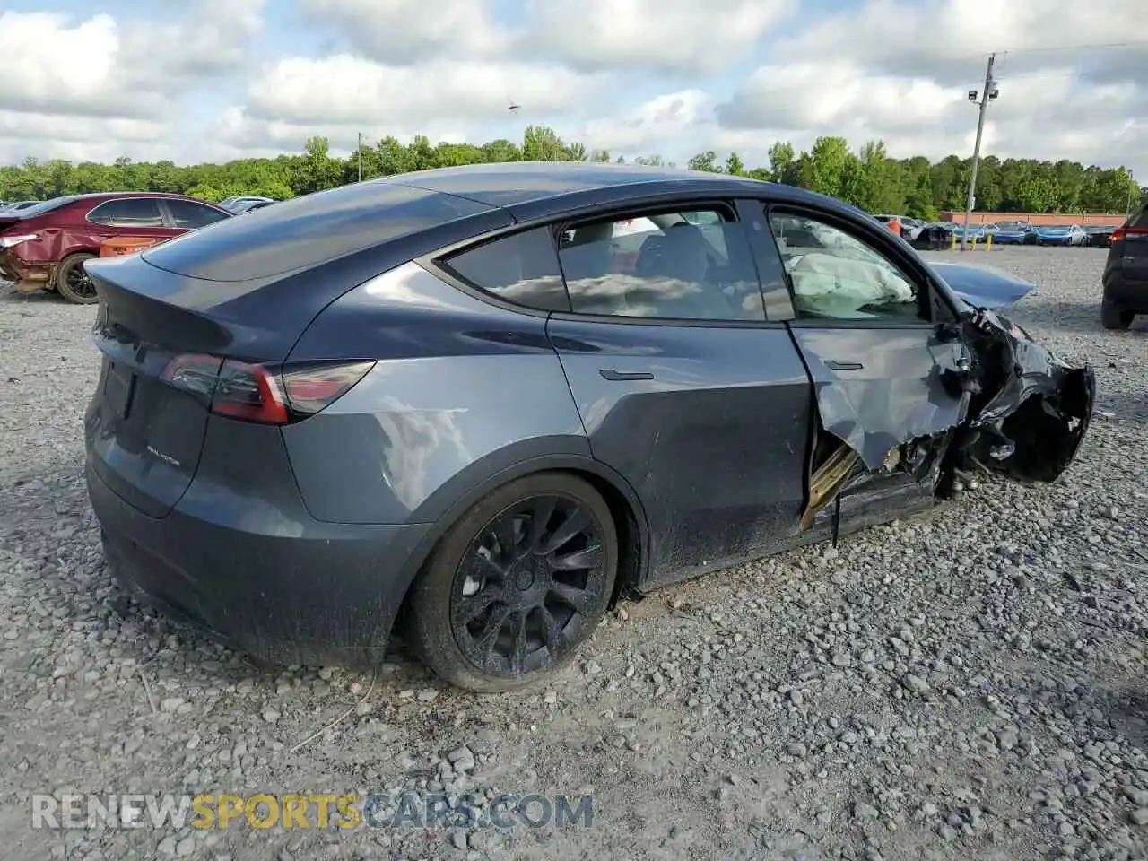 3 Photograph of a damaged car 7SAYGDEE6PF625897 TESLA MODEL Y 2023
