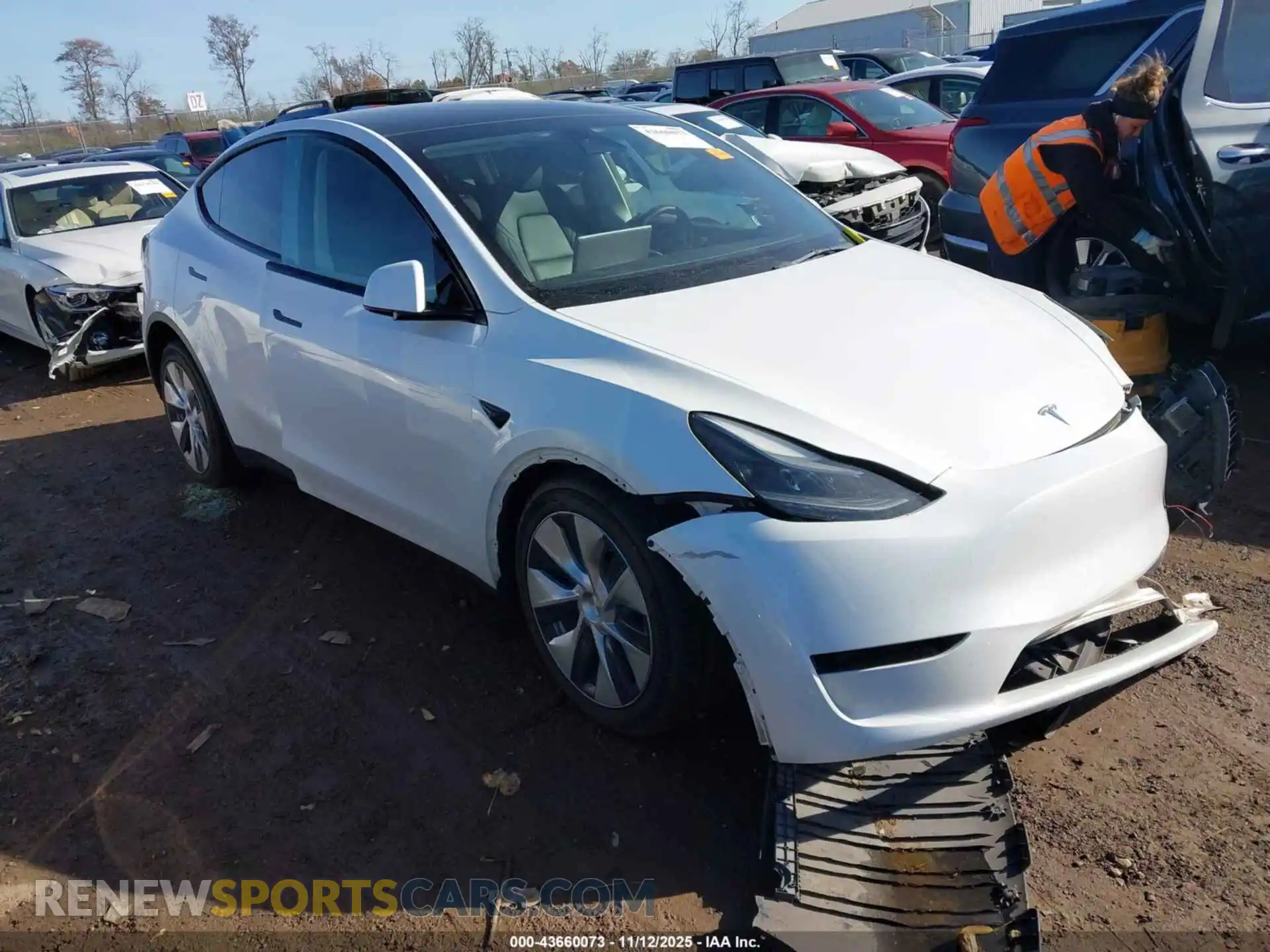 1 Photograph of a damaged car 7SAYGDEE6PF683699 TESLA MODEL Y 2023