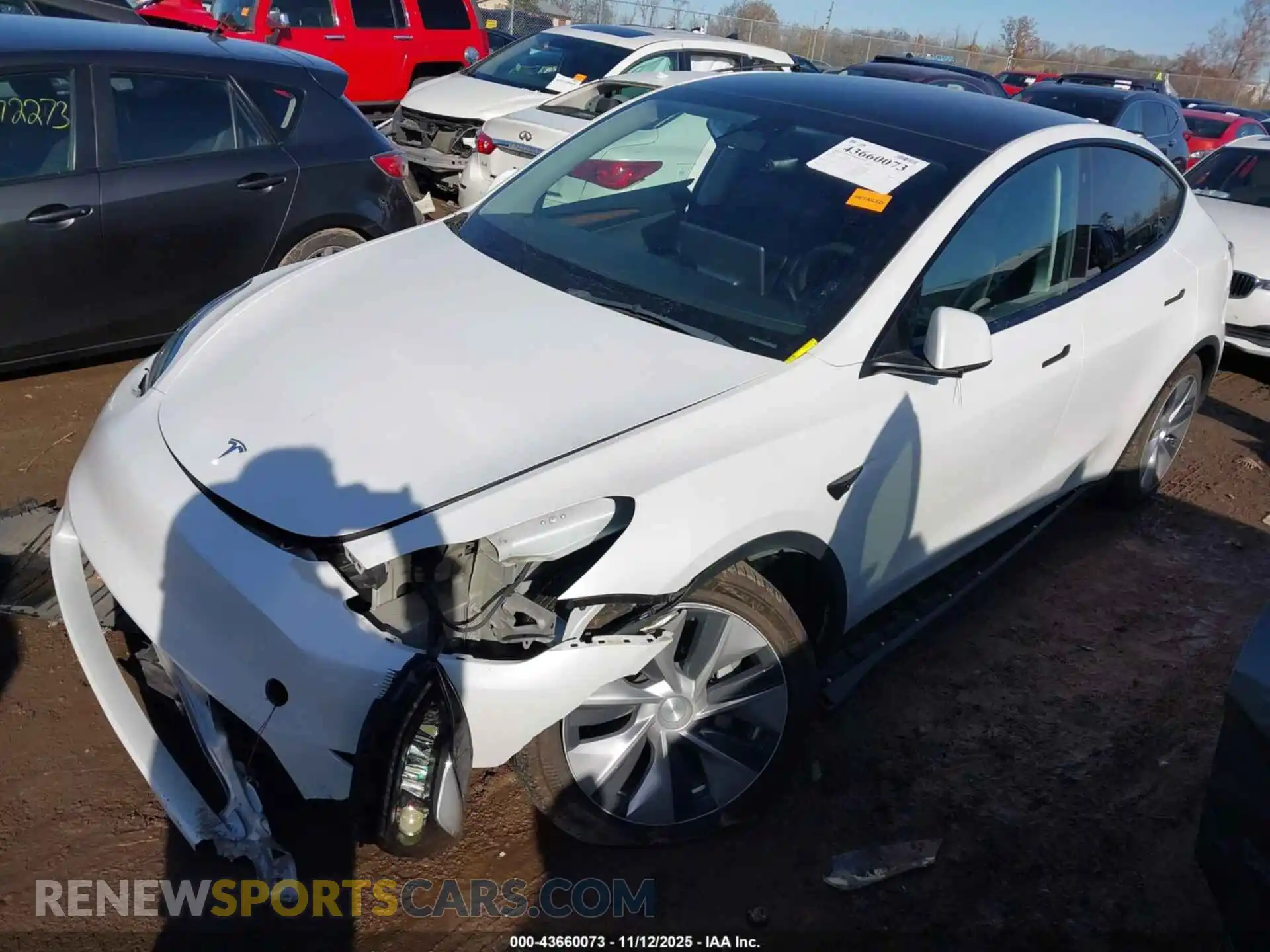 2 Photograph of a damaged car 7SAYGDEE6PF683699 TESLA MODEL Y 2023