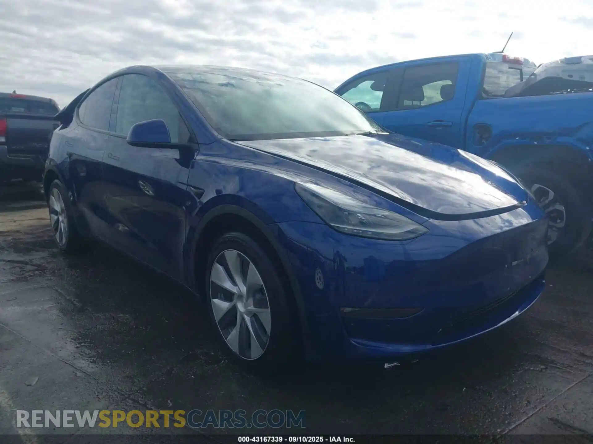 1 Фотография поврежденного автомобиля 7SAYGDEE6PF685923 TESLA MODEL Y 2023