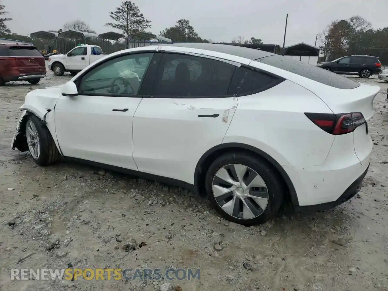 2 Photograph of a damaged car 7SAYGDEE6PF704440 TESLA MODEL Y 2023