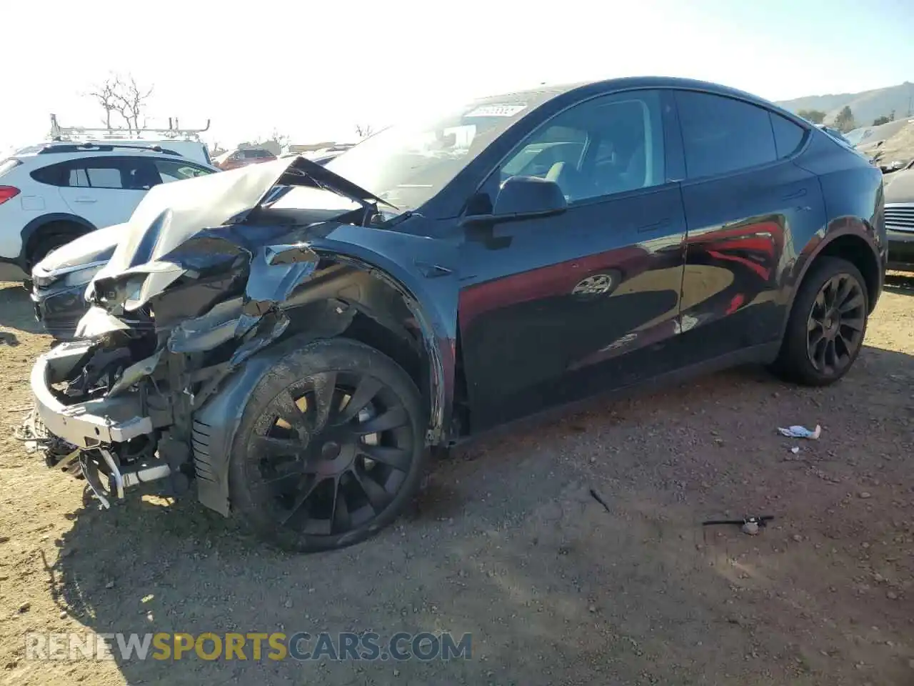 1 Photograph of a damaged car 7SAYGDEE6PF751872 TESLA MODEL Y 2023