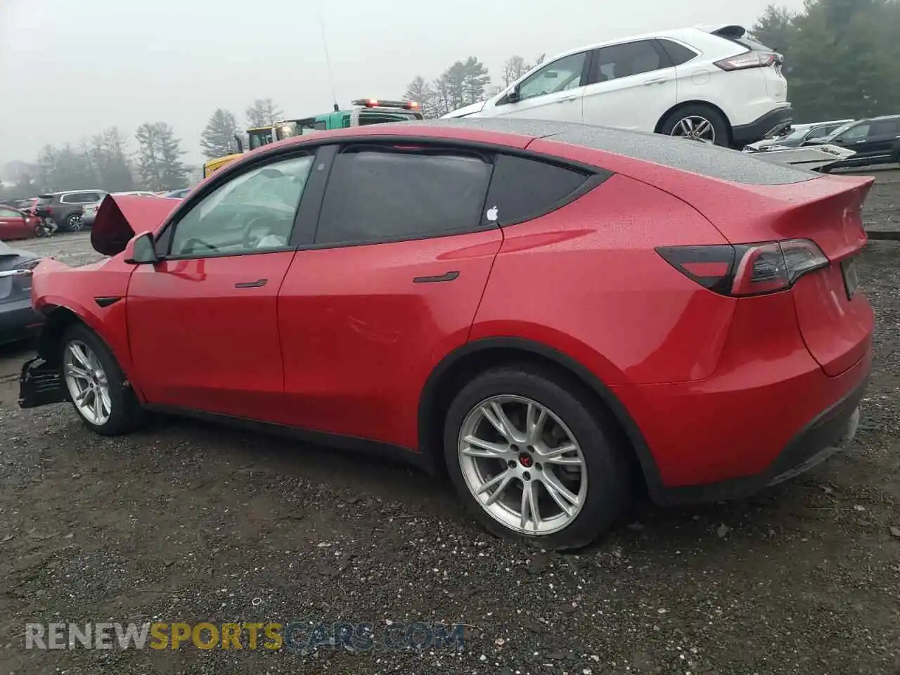 2 Photograph of a damaged car 7SAYGDEE6PF756375 TESLA MODEL Y 2023