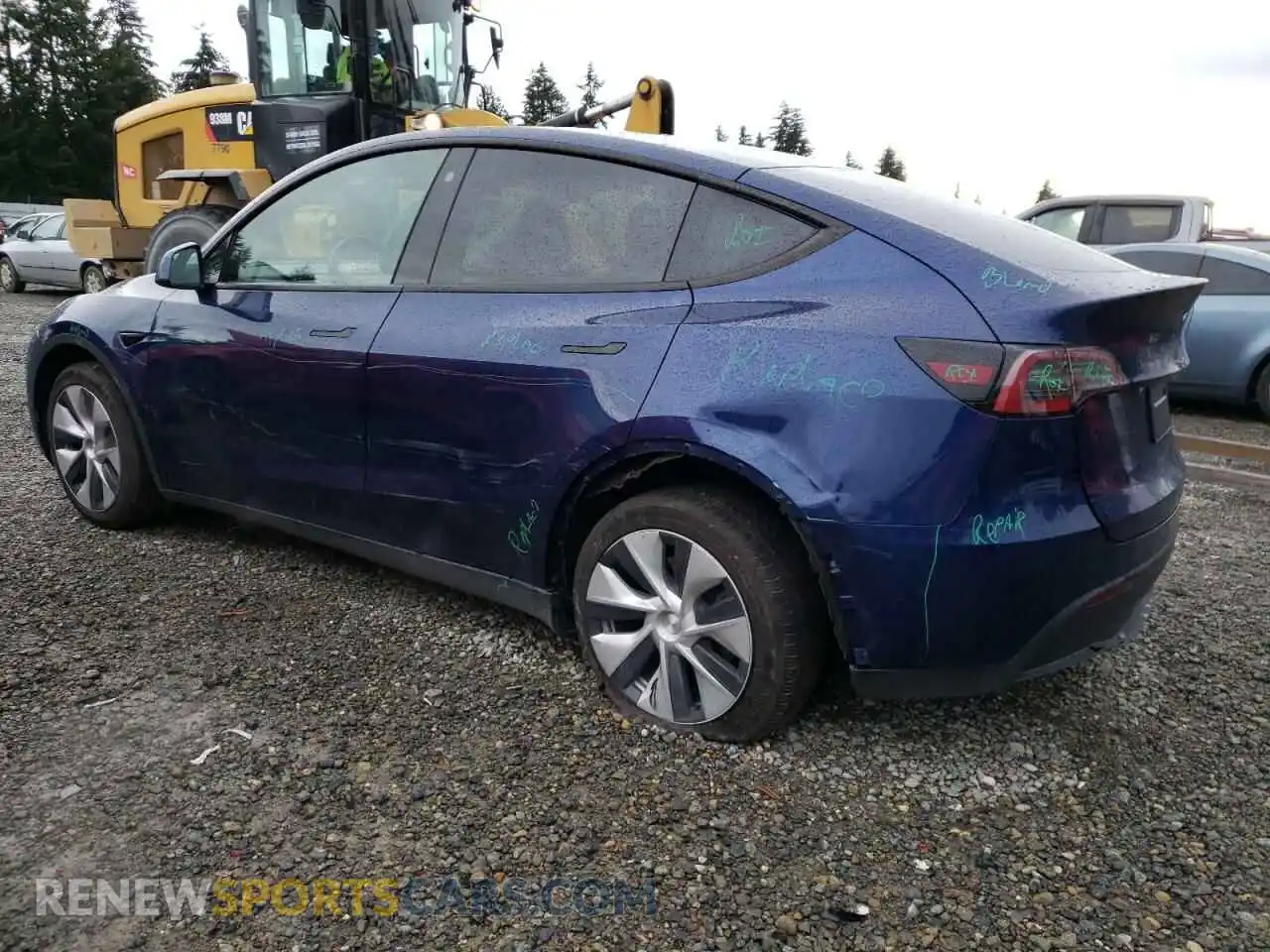 2 Photograph of a damaged car 7SAYGDEE6PF764556 TESLA MODEL Y 2023