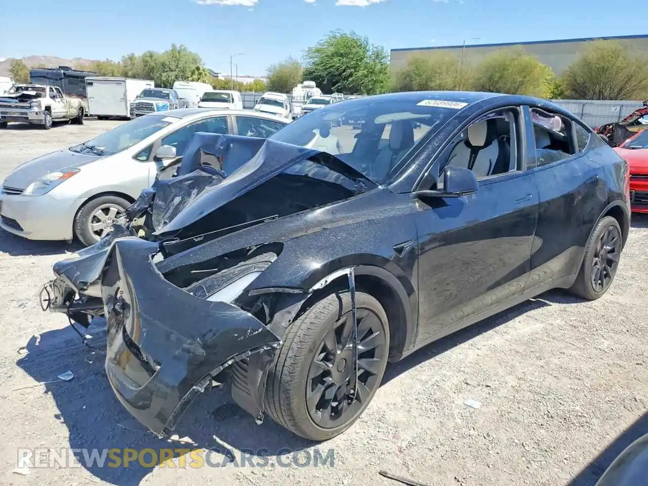1 Photograph of a damaged car 7SAYGDEE6PF780448 TESLA MODEL Y 2023