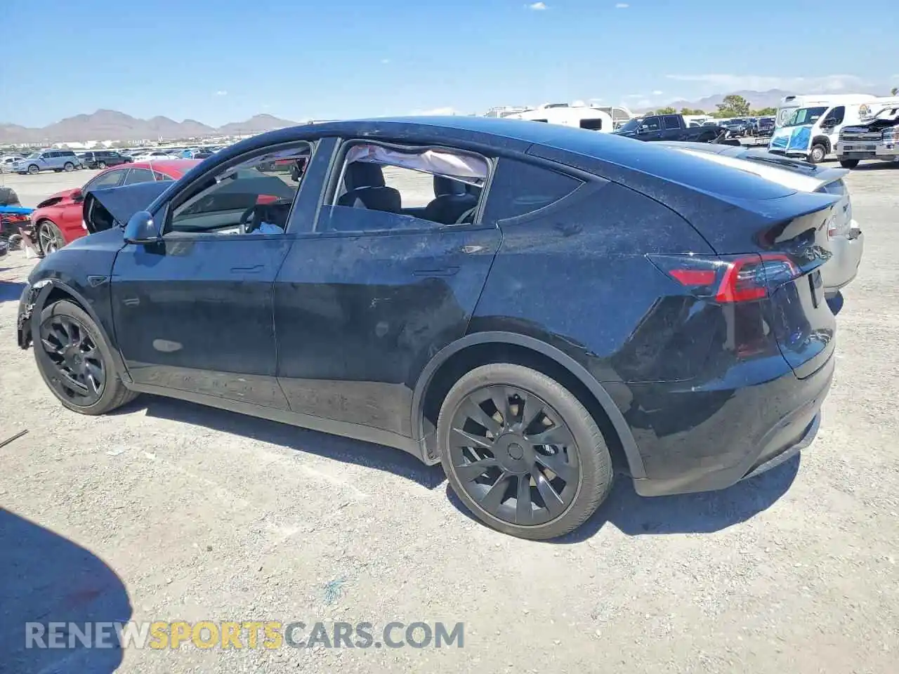 2 Photograph of a damaged car 7SAYGDEE6PF780448 TESLA MODEL Y 2023