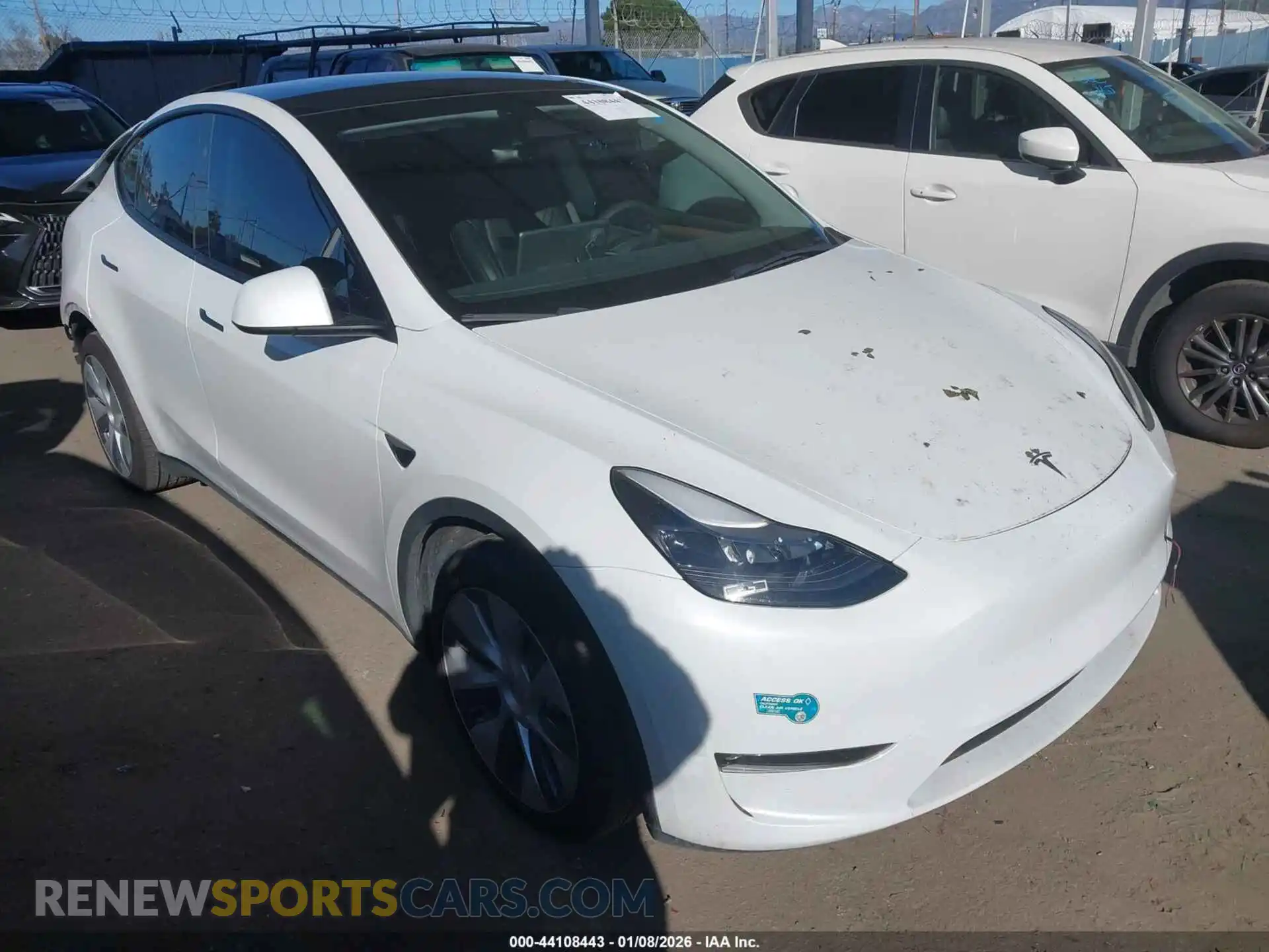 1 Photograph of a damaged car 7SAYGDEE6PF798030 TESLA MODEL Y 2023