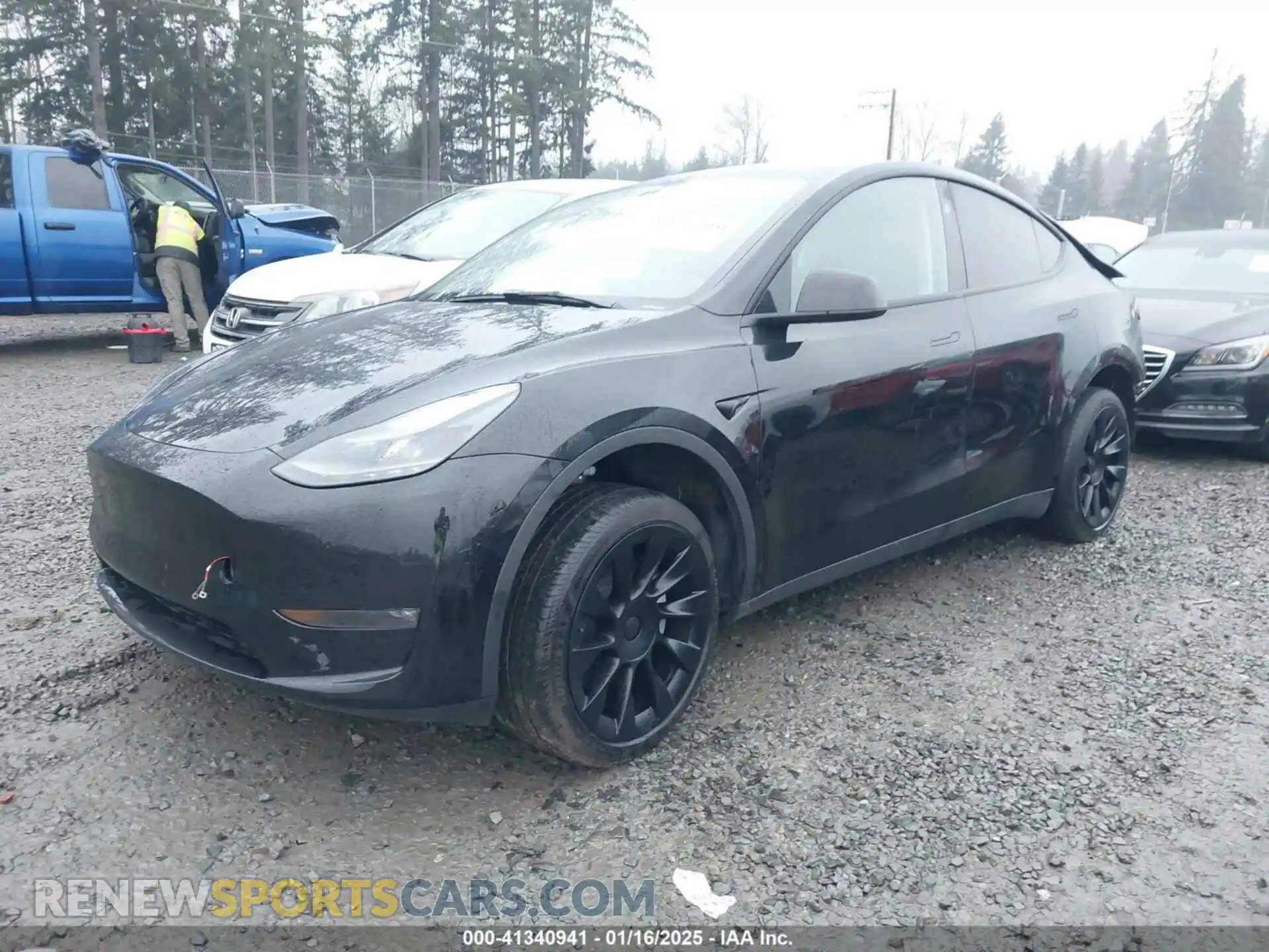 2 Photograph of a damaged car 7SAYGDEE6PF800911 TESLA MODEL Y 2023