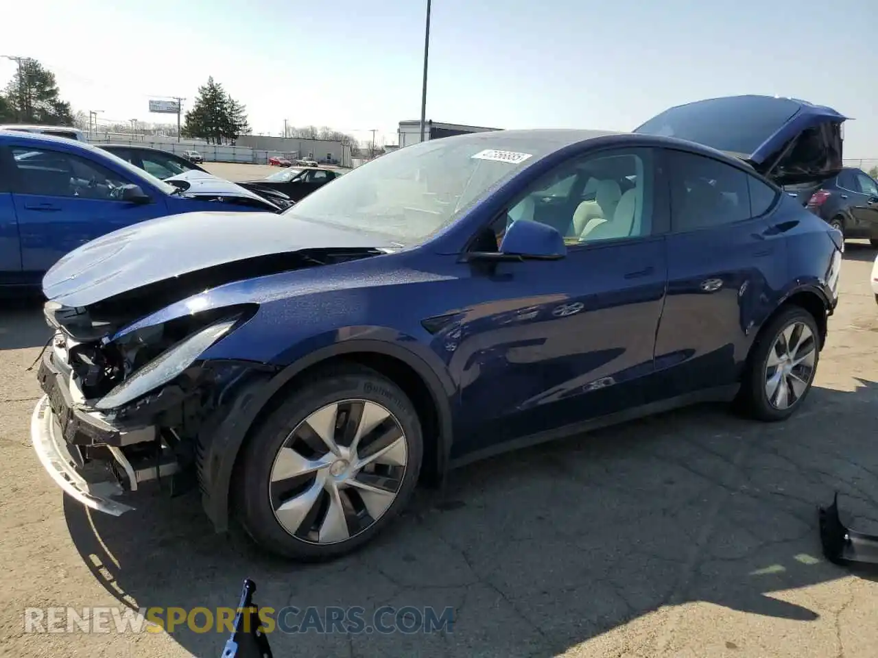 1 Photograph of a damaged car 7SAYGDEE6PF809768 TESLA MODEL Y 2023