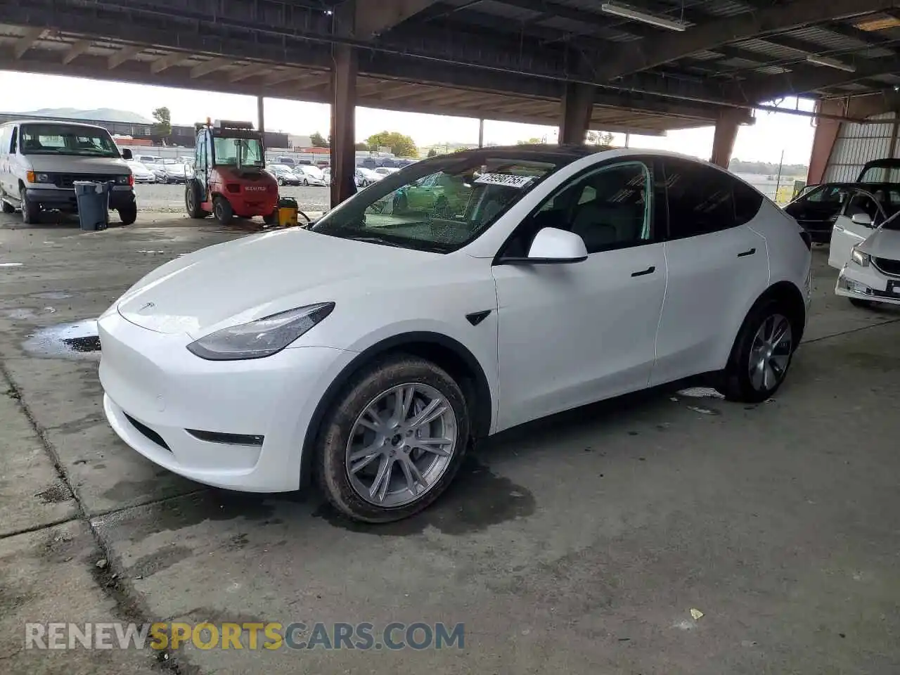 1 Фотография поврежденного автомобиля 7SAYGDEE6PF816154 TESLA MODEL Y 2023