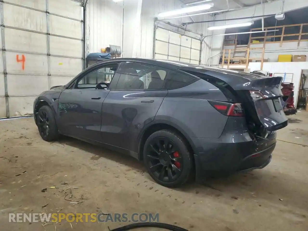2 Photograph of a damaged car 7SAYGDEE6PF831883 TESLA MODEL Y 2023
