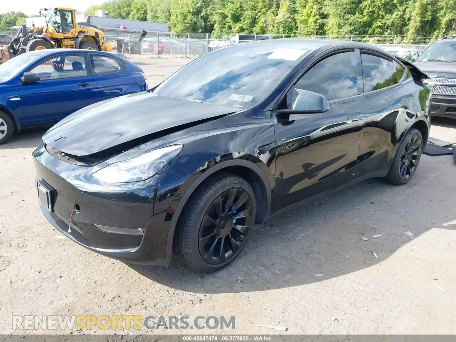 2 Photograph of a damaged car 7SAYGDEE6PF836419 TESLA MODEL Y 2023