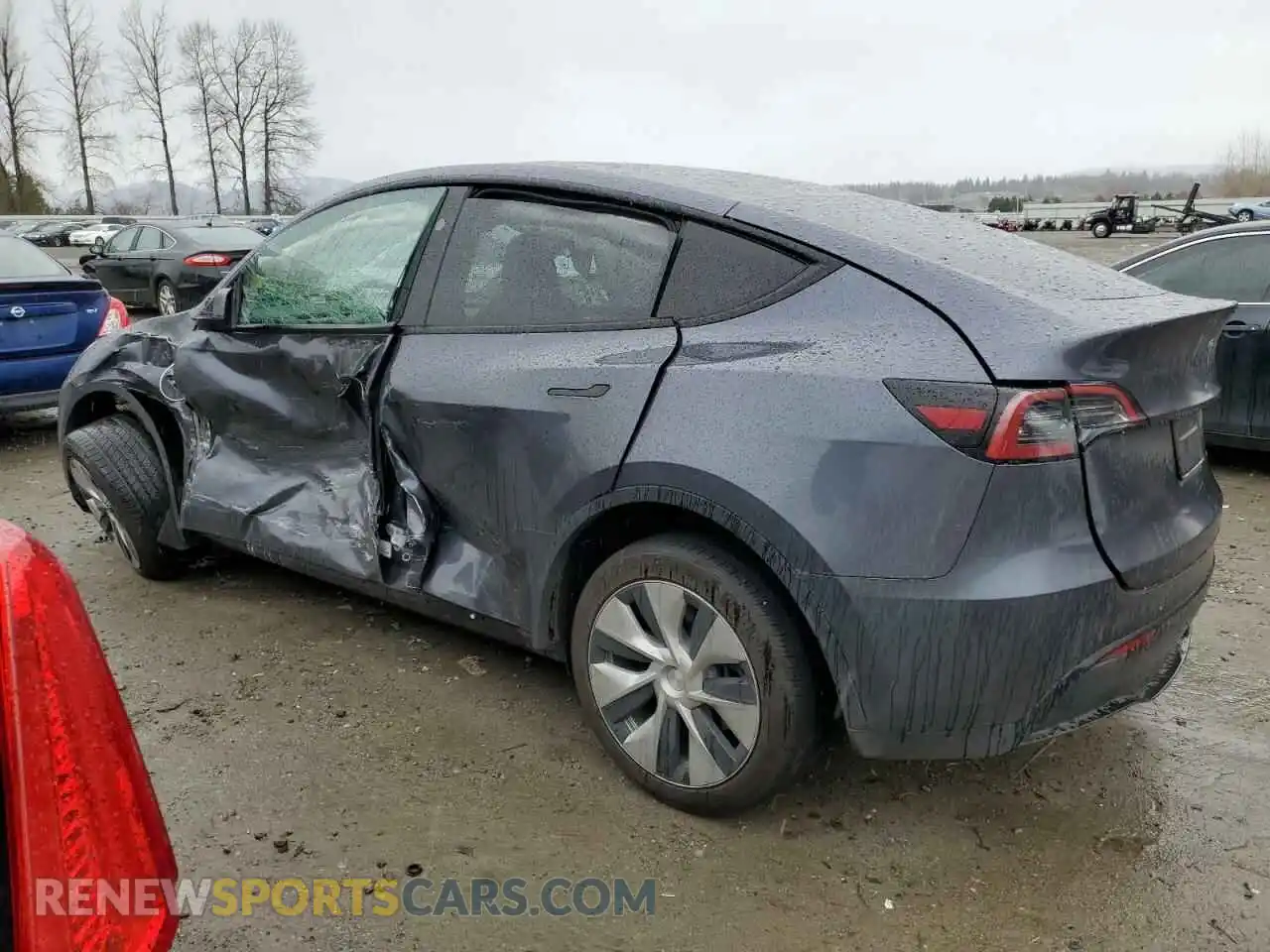 2 Photograph of a damaged car 7SAYGDEE6PF836498 TESLA MODEL Y 2023