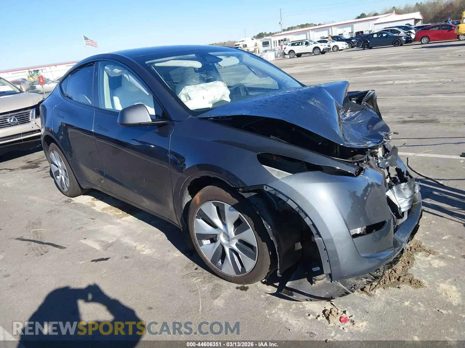 1 Photograph of a damaged car 7SAYGDEE6PF848277 TESLA MODEL Y 2023