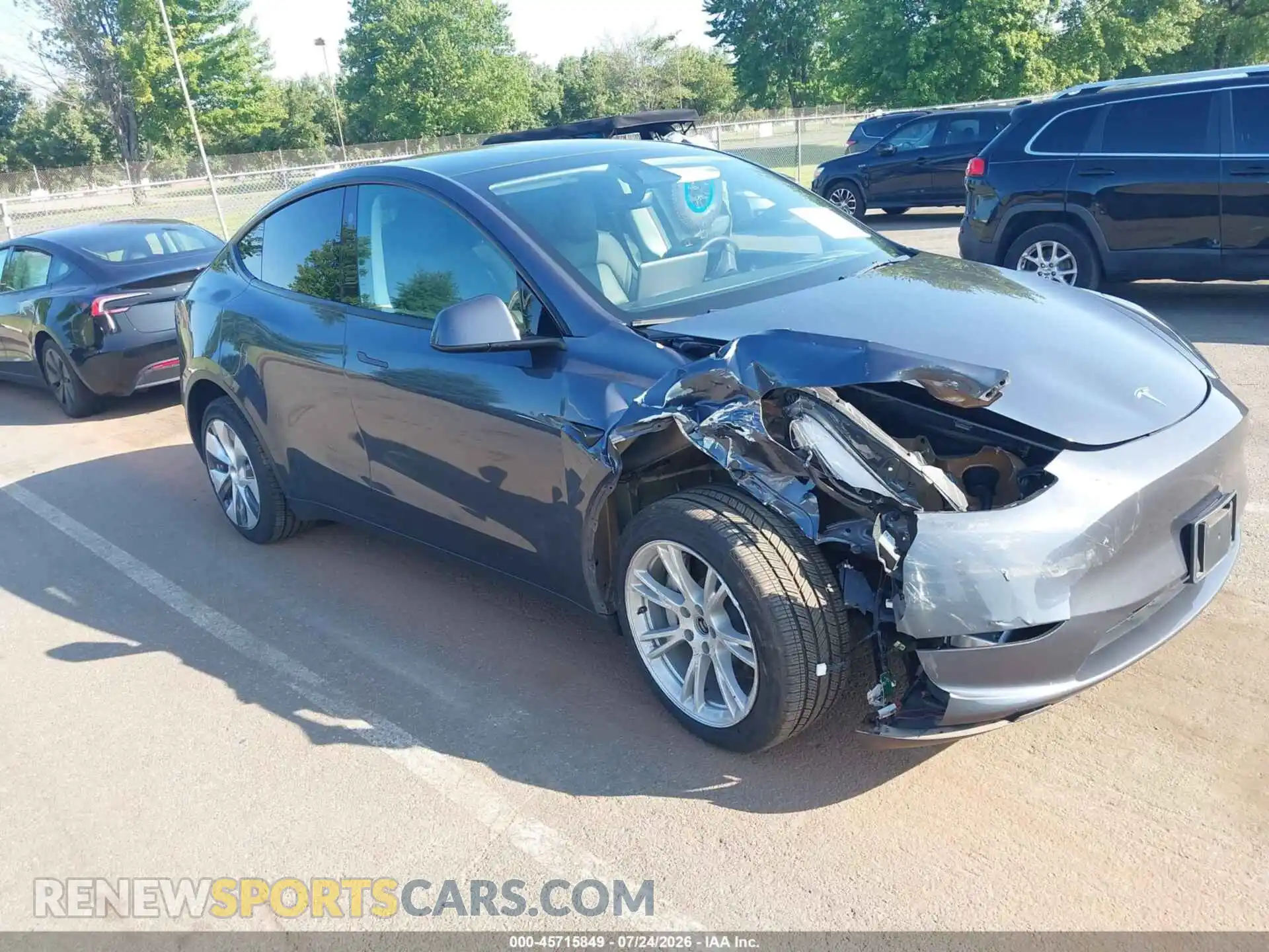 1 Photograph of a damaged car 7SAYGDEE6PF859117 TESLA MODEL Y 2023