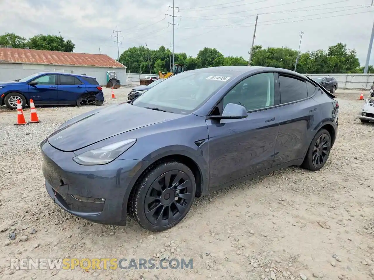 1 Photograph of a damaged car 7SAYGDEE6PF866794 TESLA MODEL Y 2023