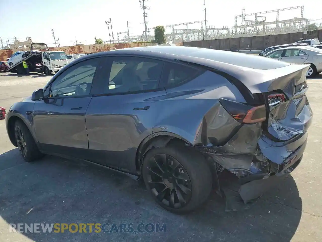 2 fotografías del automóvil dañado 7SAYGDEE6PF872899 TESLA MODEL Y 2023