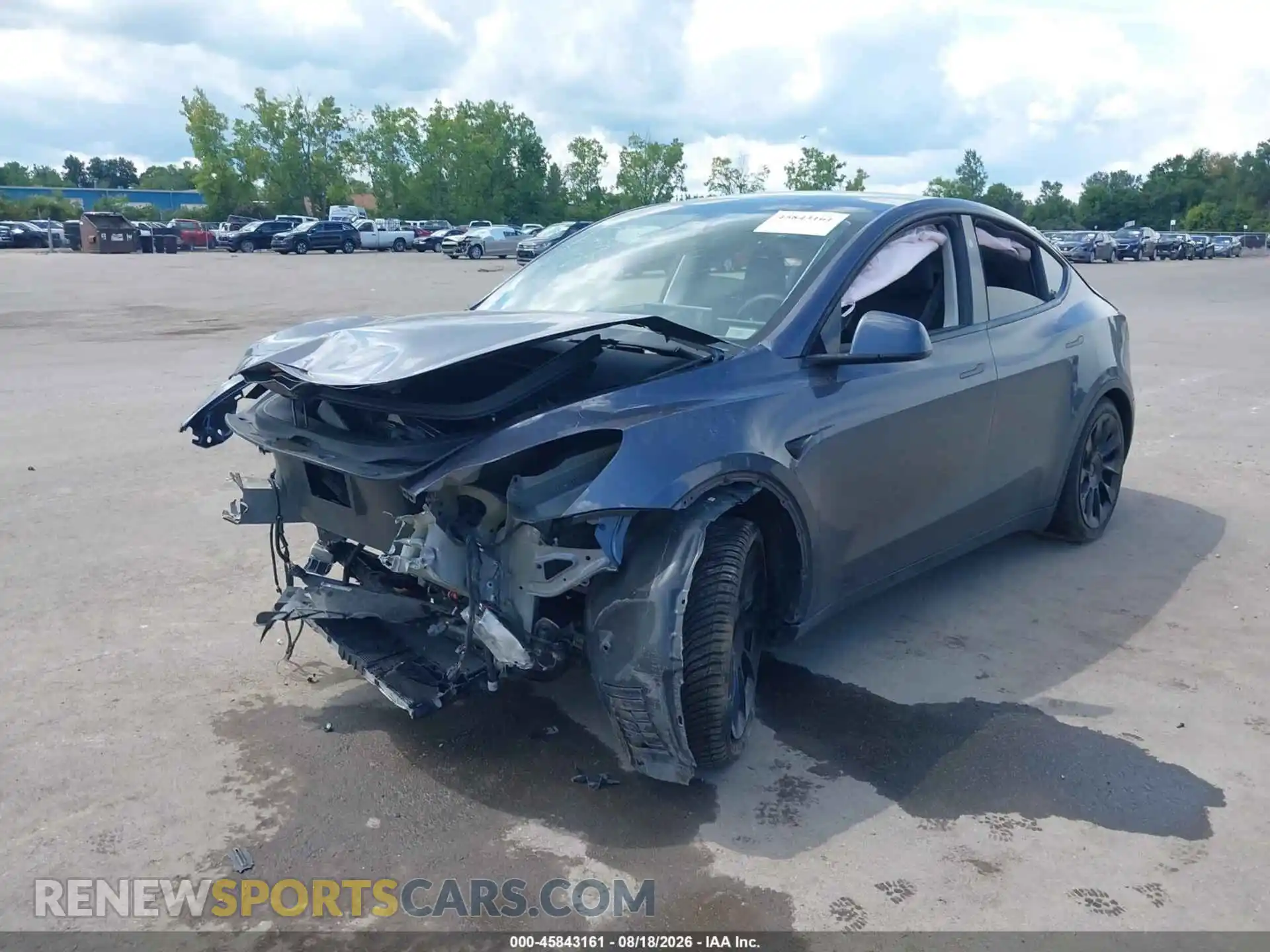2 fotografías del automóvil dañado 7SAYGDEE6PF890531 TESLA MODEL Y 2023