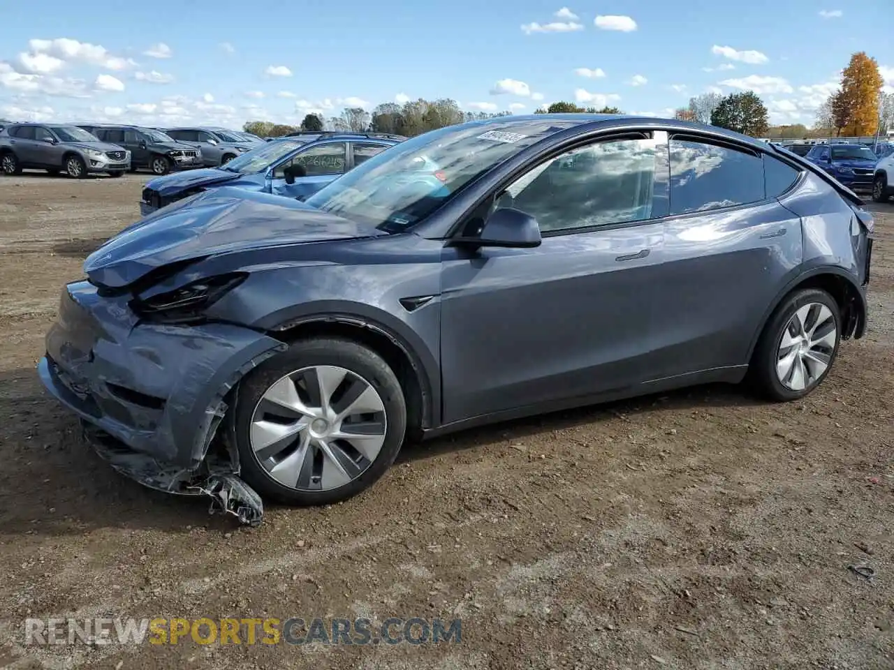 1 Photograph of a damaged car 7SAYGDEE6PF895955 TESLA MODEL Y 2023
